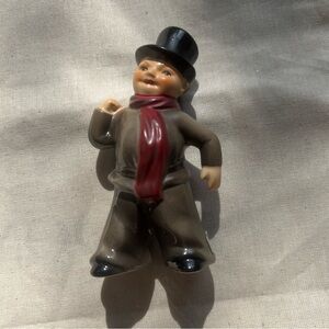 Goebel Figurine with Red and Brown Accents